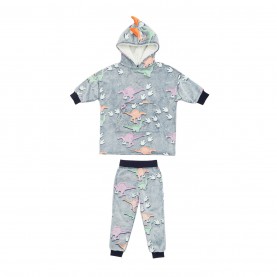 суичър,бебешки,облекла,детски,пижами,firetrap,boys,glow,in,the,dark,hoodie,and,pant,set,navy,multi