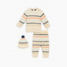 бебешки,комплект,hello,world,baby,boy,3,piece,knitted,set,beige,multi