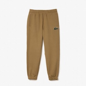 Lacoste Organic Cotton Fleece Sweatpants - Brown lacoste,organic,cotton,fleece,sweatpants,brown