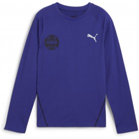 детска,тениска,разпродажба,puma,детски,тениски,лека,атлетика,всички,фитнес,облекла,puma,active,sports,longsleeve,tee,b,gym,top,unisex,kids,lapis,lazuli