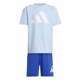 детска,тениска,разпродажба,adidas,детски,облекла,adidas,essentials,t,shirt,set,infants,blue,white,bos
