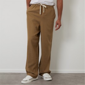 панталони,мъжки,панталони,тип,чино,мъжки,долнища,размер+,threadbare,linen,blend,loose,fit,trousers,stone