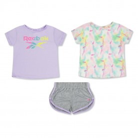 комплект,разпродажба,reebok,детски,3/4,панталони,reebok,reebok,3pc,set,jn99,carmine,rose