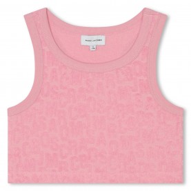 детска,къса,блуза,детски,облекла,marc,jacobs,marc,jacobs,logo,jacquard,crop,top,girls,pink,45t