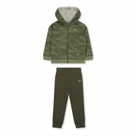 комплект,разпродажба,reebok,детски,3/4,панталони,reebok,zip,hood,set,in99,hunter,green