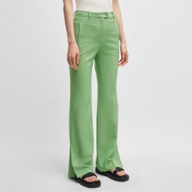 панталони,boss,terela,slim,fit,flared,trousers,green