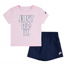 Спортна пола Nike Kids Happy Camper Skort Set - Midnight Navy спортна,пола,детски,къси,панталони,тенис,облекла,nike,kids,happy,camper,skort,set,midnight,navy