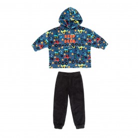 суичър,бебешки,облекла,детски,пижами,firetrap,boys,truck,hoodie,and,pant,set,blue,navy