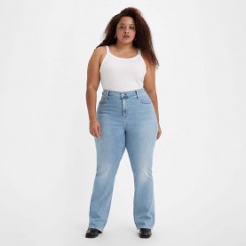 Дънки Levis 725 Plus High Rise Bootcut Jeans - Light Blue дънки,дамски,дънки,levis,725,plus,high,rise,bootcut,jeans,light,blue
