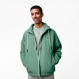 Яке Lacoste Detachable Hood Water-Repellent Jacket - Green яке,lacoste,detachable,hood,water,repellent,jacket,green