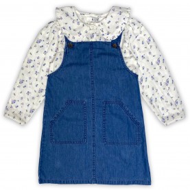 бебешки,облекла,детски,поли,и,рокли,miso,top,&amp;,pinny,in52,blue