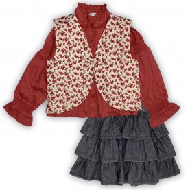 бебешки,облекла,miso,3pc,rara,in51,pink,black
