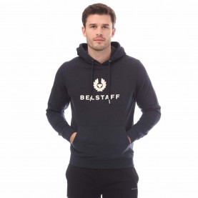 Суичър Belstaff Signature Hoodie - Dark Ink суичър,мъжки,горнища,с,качулка,мъжки,ежедневни,облекла,belstaff,signature,hoodie,dark,ink