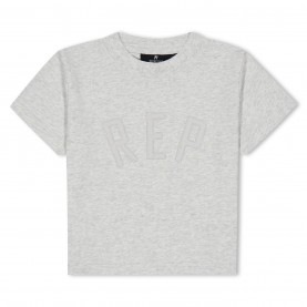 тениска,детски,облекла,represent,unisex,rep,logo,centre,distressed,applique,t,shirt,grey,marl