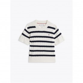 промоция,на,зимни,облекла,tommy,hilfiger,stripe,mini,cable,sweater,ss,stripe,0aa