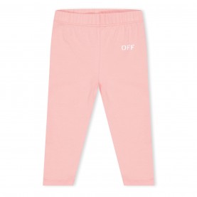 клин,детски,3/4,панталони,off,white,kids,logo,leggings,design,leggings,pink,3001
