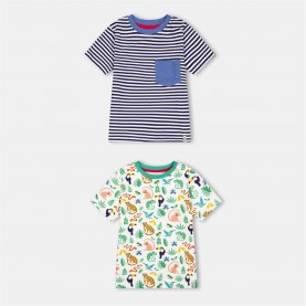 тениска,детски,тениски,детски,облекла,lilly,and,sid,&amp;,sid,multicoloured,animal,safari,and,stripe,print,t,shirt,2,pack,multi