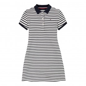 рокля,детски,облекла,tommy,hilfiger,essential,polo,dress,navy,stripe,0a4