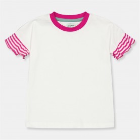 детски,тениски,детски,облекла,lilly,and,sid,frill,sleeve,top,in99,white