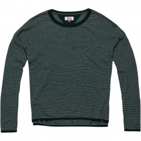 блуза,дамски,плетени,дрехи,tommy,jeans,basic,stripe,sweater,green