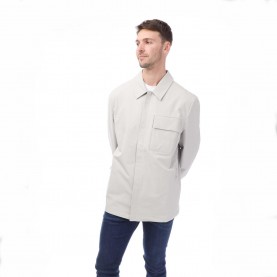 Belstaff Cotton Twill Challenger Overshirt - Grey belstaff,cotton,twill,challenger,overshirt,grey