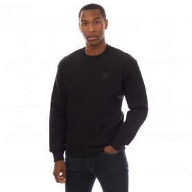 Поларена блуза Belstaff Heavyweight Cotton Fleece Hockley Sweatshirt - Black поларена,блуза,мъжки,горнища,с,качулка,мъжки,ежедневни,облекла,belstaff,heavyweight,cotton,fleece,hockley,sweatshirt,black