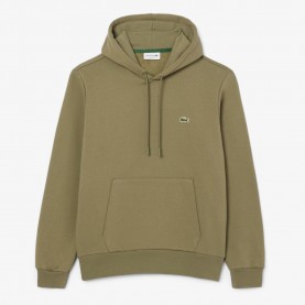 Суичър Lacoste Organic Cotton Fleece Hoodie - Green суичър,мъжки,горнища,с,качулка,мъжки,ежедневни,облекла,lacoste,organic,cotton,fleece,hoodie,green