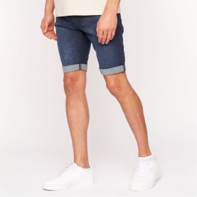 къси,панталони,мъжки,къси,панталони,crosshatch,reestier,denim,shorts,blue