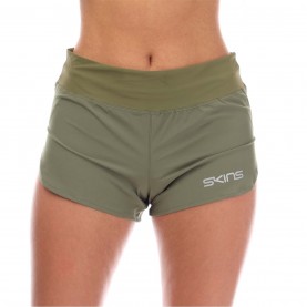 къси,панталони,дамски,къси,панталони,skins,series,3,run,shorts,khaki