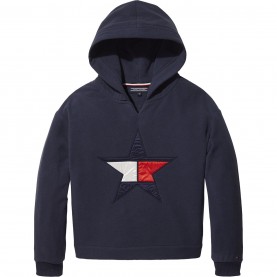суичър,детски,облекла,tommy,hilfiger,girls,tommy,hilfiger,polar,fleece,hoodie,navy