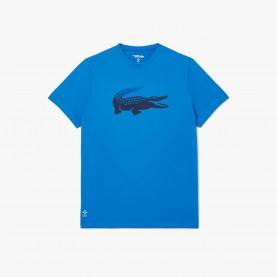 Тениска Lacoste Daniil Medvedev Tennis T-Shirt - Blue тениска,мъжки,тениски,lacoste,daniil,medvedev,tennis,t,shirt,blue