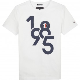тениска,детски,облекла,tommy,hilfiger,1985,print,t,shirt,white