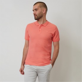 threadbare,cotton,pique,short,sleeve,polo,shirt,coral
