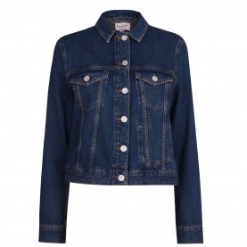 яке,дамски,якета,и,палта,french,connection,macee,micro,western,denim,jacket,washed,vintage