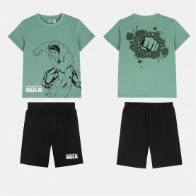 юношески,комплект,детски,стоки,с,аним.,герои,детски,3/4,панталони,дамски,стоки,с,аним.,герои,детски,облекла,character,tee,and,short,set,junior,hulk