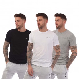 тениска,nicce,sully,3,pack,t,shirts,black,grey,whit