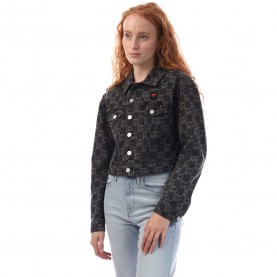яке,дамски,якета,и,палта,dkny,denim,jacket,grey