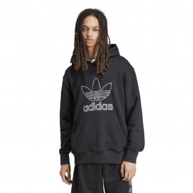 суичър,мъжки,горнища,с,качулка,мъжки,ежедневни,облекла,adidas,originals,adicolor,outline,trefoil,hoodie,black