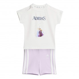 adidas Kids Top and Trouser Set - White/Dark Blue бебешки,облекла,adidas,kids,top,and,trouser,set,white,dark,blue