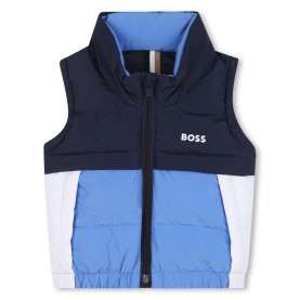 детски,елек,детски,облекла,boss,colour,block,gilet,infants,navy,849
