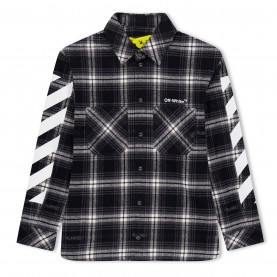 детски,облекла,off,white,check,shirt,infants,black,white