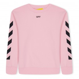 детска,блуза,детски,облекла,off,white,logo,sweatshirt,infants,pink,black