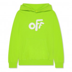 детски,суичър,детски,облекла,off,white,rounded,logo,hoodie,infants,l,green,white