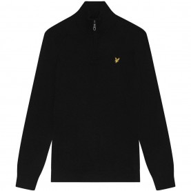 пуловер,мъжки,пуловери,lyle,and,scott,quarter,zip,jumper,jet,black,z865