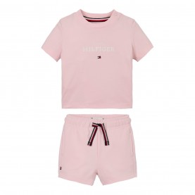 тениска,tommy,hilfiger,monotype,tee,and,short,set,pink,th3
