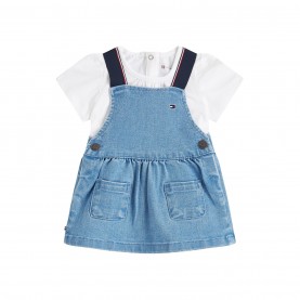 рокля,tommy,hilfiger,denim,dungaree,dress,denim,1a4