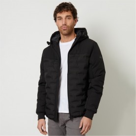 яке,мъжки,якета,мъжки,якета,и,палта,размер+,threadbare,quilted,panel,hooded,jacket,black