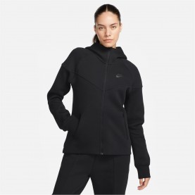 промоция,на,зимни,облекла,nike,sportswear,tech,fleece,windrunner,women's,full,zip,hoodie,black