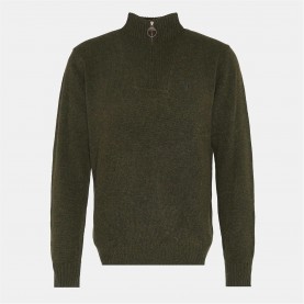 пуловер,мъжки,пуловери,barbour,essential,half,zip,jumper,seaweed