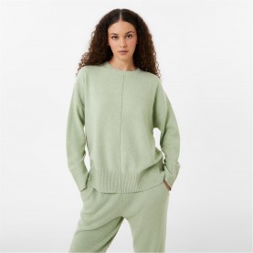 дамски,плетени,дрехи,jack,wills,heavy,knit,crew,ld34,laurel,green